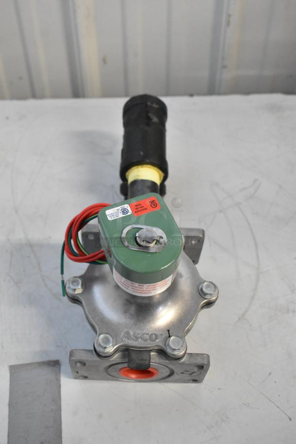 Box of 4 brand new Asco 323632 Rebuild Kits, with visible Asco branding and factory seals, ideal for maintenance needs.