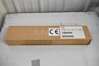 Boxed new HP 03728-TIMER-TLT-3 Three Lane Timer with CE mark, showcasing packaging and model label. Auction for 4 units.