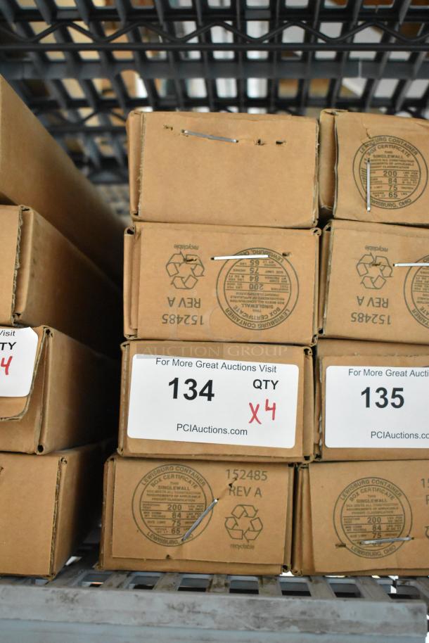 4 new HP 03728-TIMER-TLT-3 Three Lane Timers in sealed boxes, auction quantity x4, item number 134.