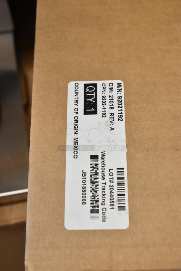 Box label for Ecolab Nexa Classic Touch Free Hand Hygiene Dispenser, model 9202-1192, made in Mexico, QTY: 1.