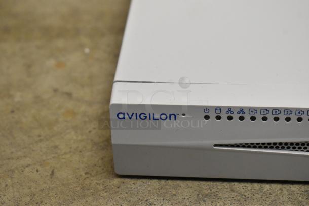 Brand new Avigilon VA1908D HD Video Appliance, white, with visible logo and control icons on front panel.