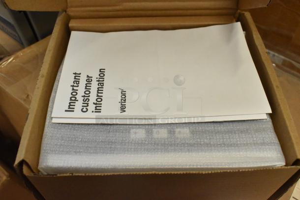 BRAND NEW SIP-T41S Ultra Elegant IP Phone in box with Verizon customer information on top.