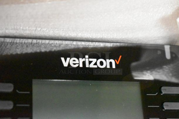 BRAND NEW SIP-T41S Ultra Elegant IP Phone, Verizon branding, in box, displaying sleek design and black finish.