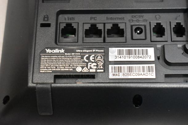 BRAND NEW SIP-T41S IP Phone, ultra-elegant model by Yealink. Features multiple connectivity ports, FCC compliant.