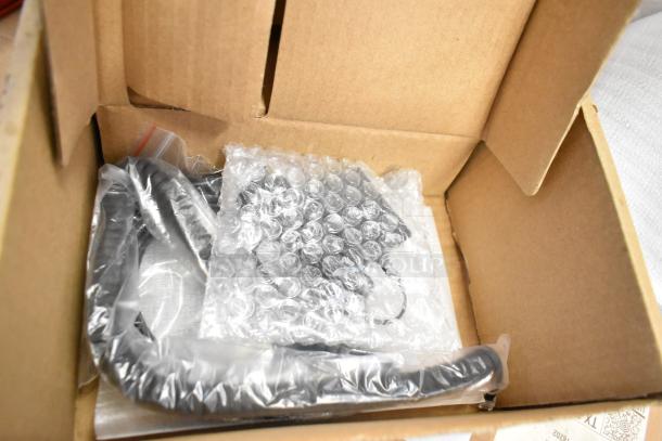 BRAND NEW SIP-T41S IP Phone in box, wrapped in bubble wrap, includes handset and cords. Ultra elegant design.