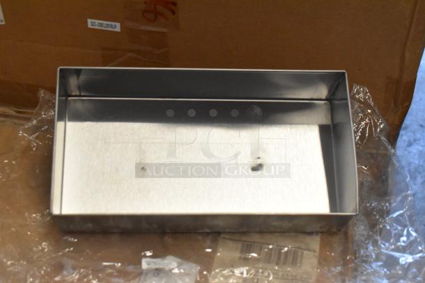 Brand new Don 1177876 metal basting cover, shown in box. Sleek design, perfect condition. Auction for four units.