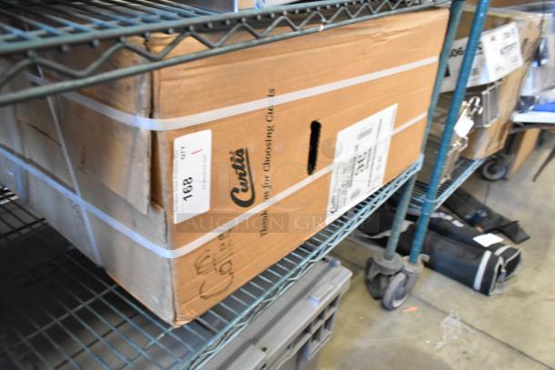 Brand new Curtis SCCAFE0AP10A000 Stainless Steel Single Pourover Airpot Coffee Brewer in sealed box. 120V, 1 Phase.