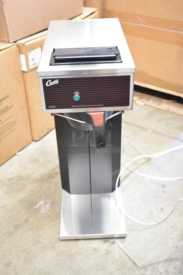BRAND NEW Curtis SCCAFE0AP10A000 Stainless Steel Commercial Airpot Coffee Brewer, 120V, 1 Phase, in box.