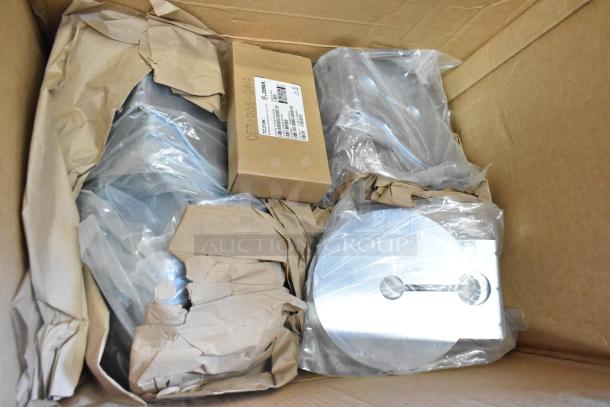 Box containing Cradlepoint AER2200 Series Router, brand new, in original packaging with protective wrapping and labels visible.