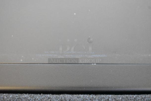 Six assorted tablets, including Samsung. Visible label reads: SM-7290, FCC ID: ZCASM7290, Made in China.