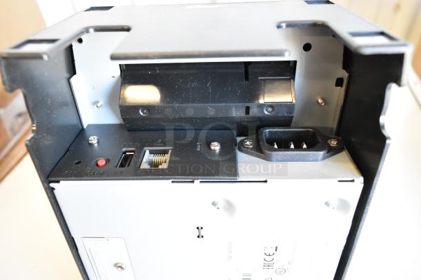 Star TSP100III Receipt Printer, visible ports and connections, good condition, model label indicates power and network options.