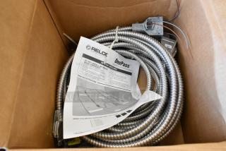 Brand new Reloc OFC 277 12/2G OnePass fixture cable, 2 items in original box. Comes with installation instructions.
