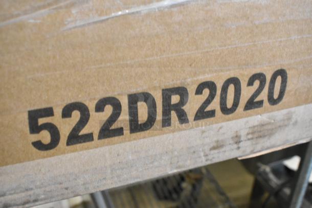 Steelton 522DR2020 drawer box with visible model number. New, dimensions 22"x20"x5 5/8", stainless steel front.