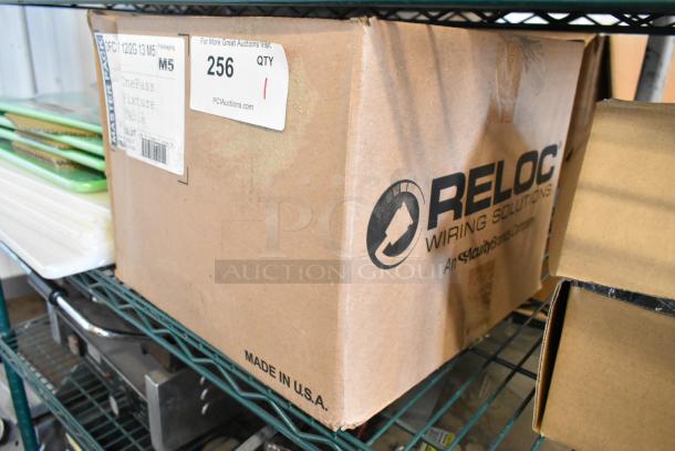 Brand new in box Reloc OFC 277 12/2G 13 M5 OnePass Fixture Cable, clearly marked, Made in USA.