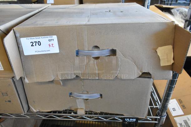 Brand new NVR502A-16/16P-4KS2E network video recorder, in box. Auction tag shows quantity two, Lot 270.