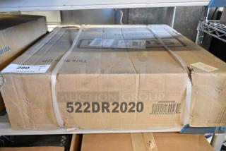 Brand new Steelton 522DR2020 drawer in box. Stainless steel front, 22"x20"x5 5/8". Box shows model number and barcode.