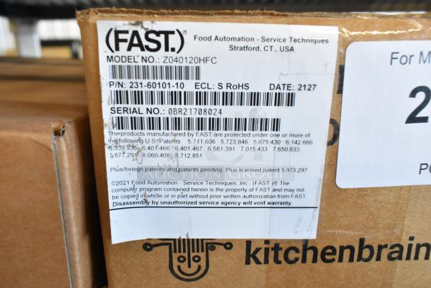 Brand new Fast Z040120HFC Timer box. Model and serial numbers visible. 4 units available.