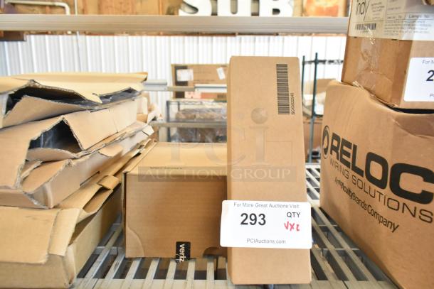 Two brand new Verizon items in boxes, including antenna, labeled for auction lot 293.