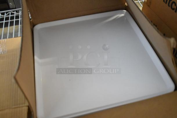 3 brand new items in box: Sonoco AccuSalt Assembly, American Metalcraft Aluminum Screen, plates. Unopened and pristine.