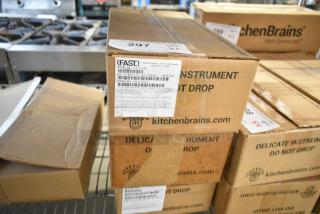 3 new Fast Z040120HFC timers in box. Model label visible, marked "Delicate Instrument." Perfect condition.