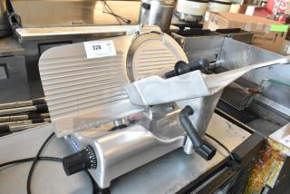 Globe G12 Metal Commercial Countertop Meat Slicer w/ Blade Sharpener. 115 Volts, 1 Phase. - Item #1207996