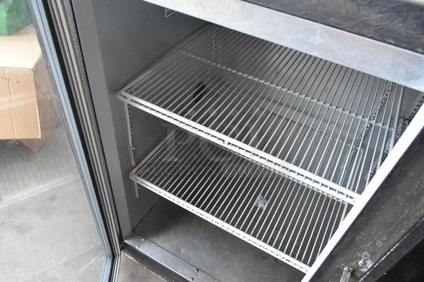 Beverage Air BB72G Commercial 3 Door Cooler, metal build, shelving inside, 115V, 1-phase, for back bar use, clean condition.