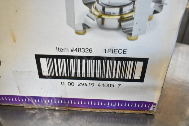 Brand new Vollrath Marmite Metal Soup Chafer, Item #48326, in original box with barcode 00029419410057.