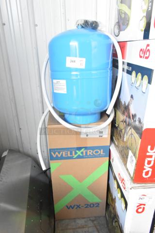 2 WellXtrol WX-202 tanks with attached white hoses shown. New condition, boxed. Buyer pickup only.