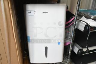 BRAND NEW Waykar YDZ-150 Dehumidifier, white, with visible label. Mint condition, model number YDZ-150.