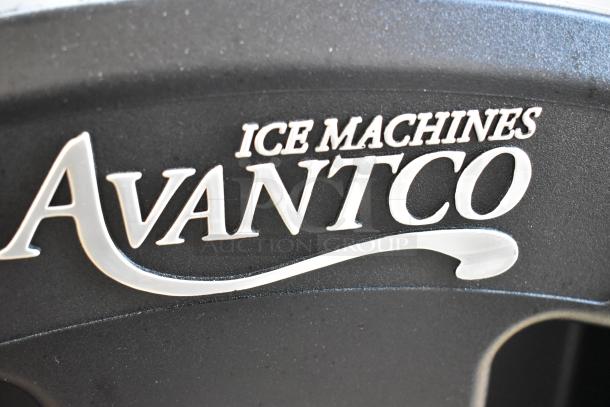 Avantco logo on 2025 Avantco 194HBN12022 hotel ice dispenser, 22" wide, 120 lb. capacity, scratch and dent condition.