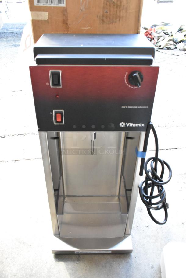 Brand new Vita-Mix VM0805B frozen dessert mixer, 1/2 hp, pre-programmed, 10 agitators, 115V, minor scratches, countertop unit.
