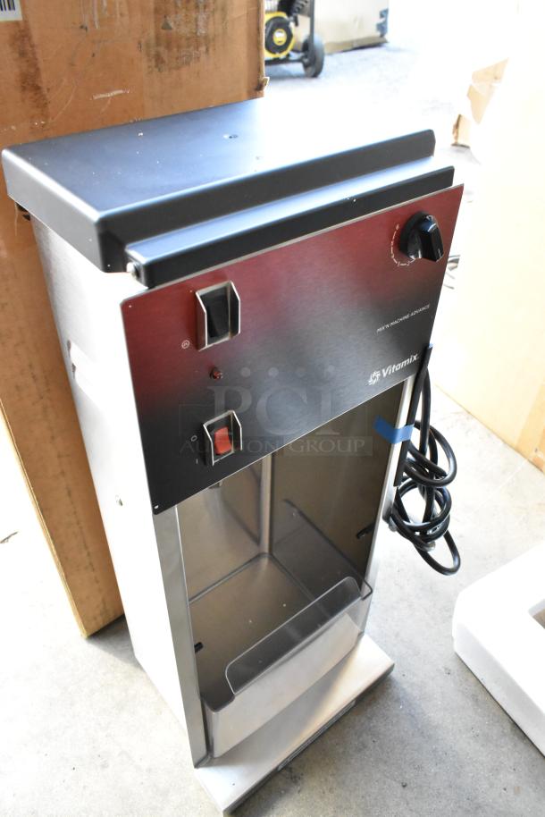 Brand new Vita-Mix VM0805B frozen dessert mixer with pre-programmed settings, stainless steel body, 115V, 1-phase, 10 agitators.