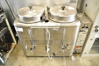 Cecilware FE-200 Stainless Steel Commercial Countertop Automatic Coffee Urn. 120/208 Volts. - Item #1208110