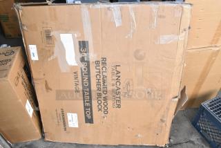 BRAND NEW SCRATCH AND DENT! 34936RBBVIN Lancaster Table & Seating 36