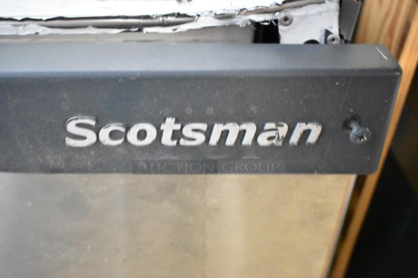 Scotsman C1030MA-32B Prodigy stainless steel commercial ice head, 208/230 volts, 1 phase, visible brand logo.