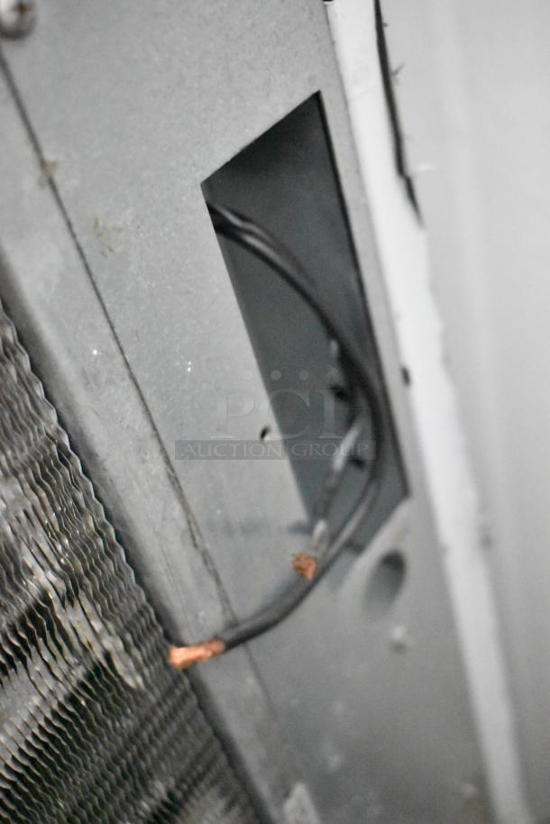 Scotsman C1030MA-32B Prodigy stainless steel commercial ice head, 208/230V, shown with visible wiring.
