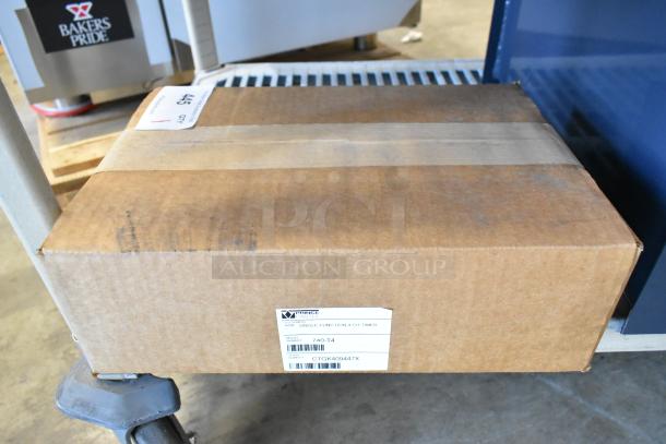 Brand new Prince Castle 740-T4 4 Channel Timer with alarm. Box shows model and serial number labels.