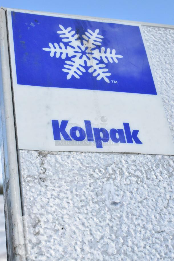 Kolpak Walk In Box with Copeland RST55C1E-CAA-901 compressor and TPLP106MAS1BR6 evaporator, labels visible.
