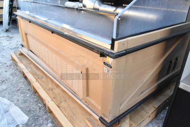 Killion Metal Commercial Open Grab N Go Merchandiser, 208/230 Volts, 1 Phase, featuring a sturdy metal frame and glass display.