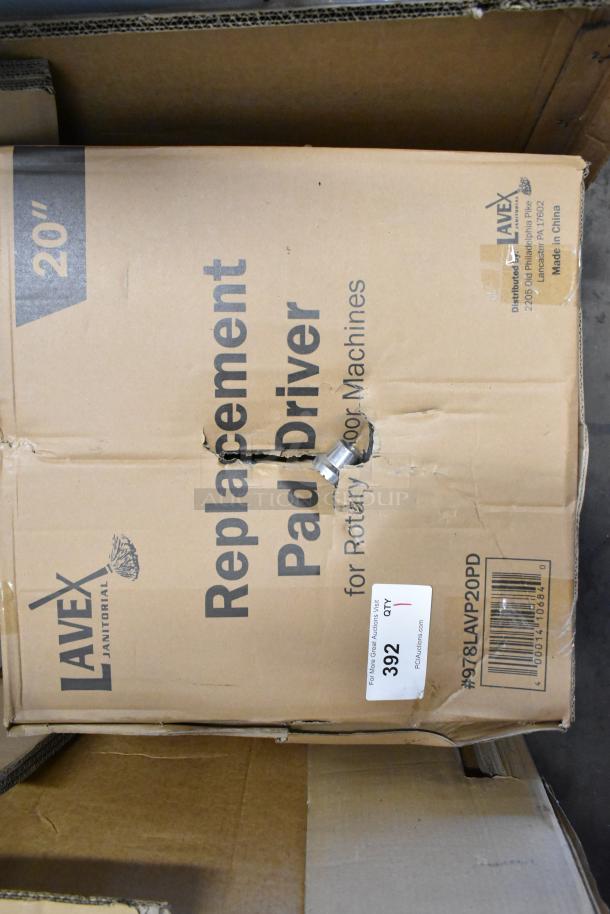 Brand new Lavex 20" Dual Speed Rotary Floor Machine box. Model 978LAVP20D, 175/320 RPM. Scratch and dent condition.