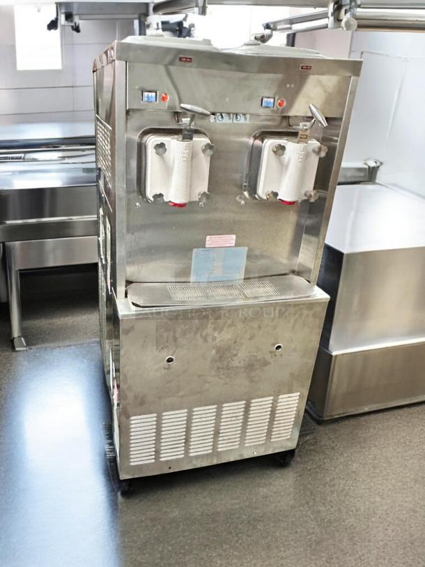 Taylor 772-63 Soft Serve Freezer, twin twist, 460V 3Ph, excellent condition, stainless steel, fully tested and working.