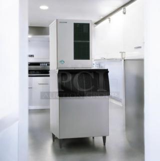 Excellent Condition – Hoshizaki KM-515MAH Ice Maker with B-500SD Storage Bin – 517 lb/Day – Fully Tested & Working! - Item #1207113