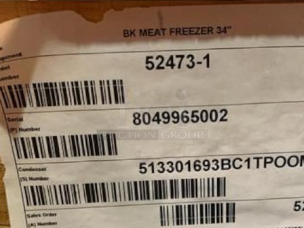 Alt text: Nemco 6480 Hot Food Display Merchandiser in excellent condition, fully tested and working. Labels indicate serial and order numbers.