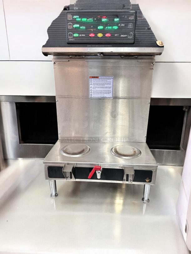 Curtis GEMTS10A1000 Gemini GT coffee brewer, excellent condition, fully tested, stainless steel, dual brew stations.