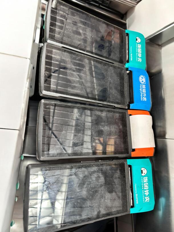 Four Sunmi V2 Smart POS Terminals with built-in receipt printers, excellent condition, fully tested and working.