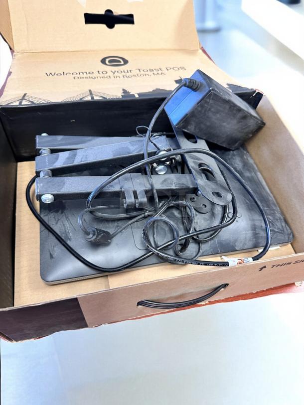 Toast POS Touchscreen System bundle, excellent condition, fully tested, includes power adapter and cables, original packaging.
