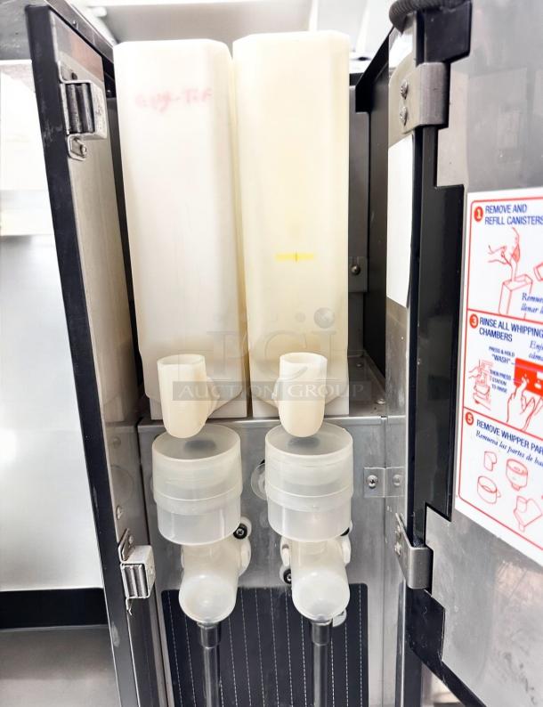 Curtis Primo Cappuccino Dispenser PC2D-10-02, 2-flavor, excellent condition, visible canisters, fully tested and working.