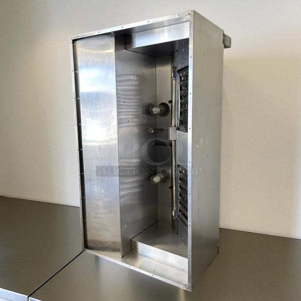 Giles Food SH-6 stainless steel hood in excellent condition, model ModF SH-6 W/FSH-6, stand mount, tested and working.