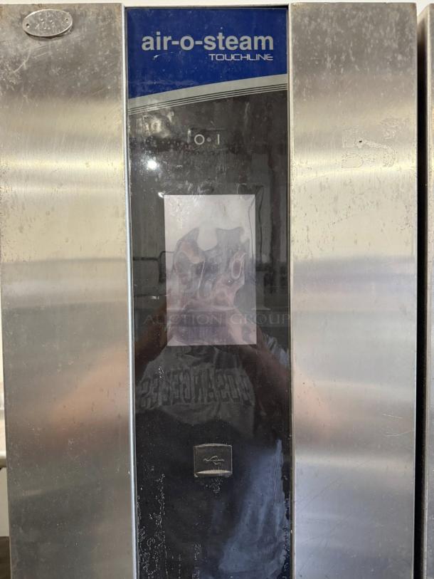 Electrolux Air‑o‑Steam Touchline AOS202GTP1 combi oven, stainless steel, touch screen, natural gas, tested and working.