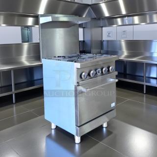 Amazing Find - Cooler Depot 4 Burner Commercial Oven Ranges TC-R24 - Tested and Working! - Item #1207203